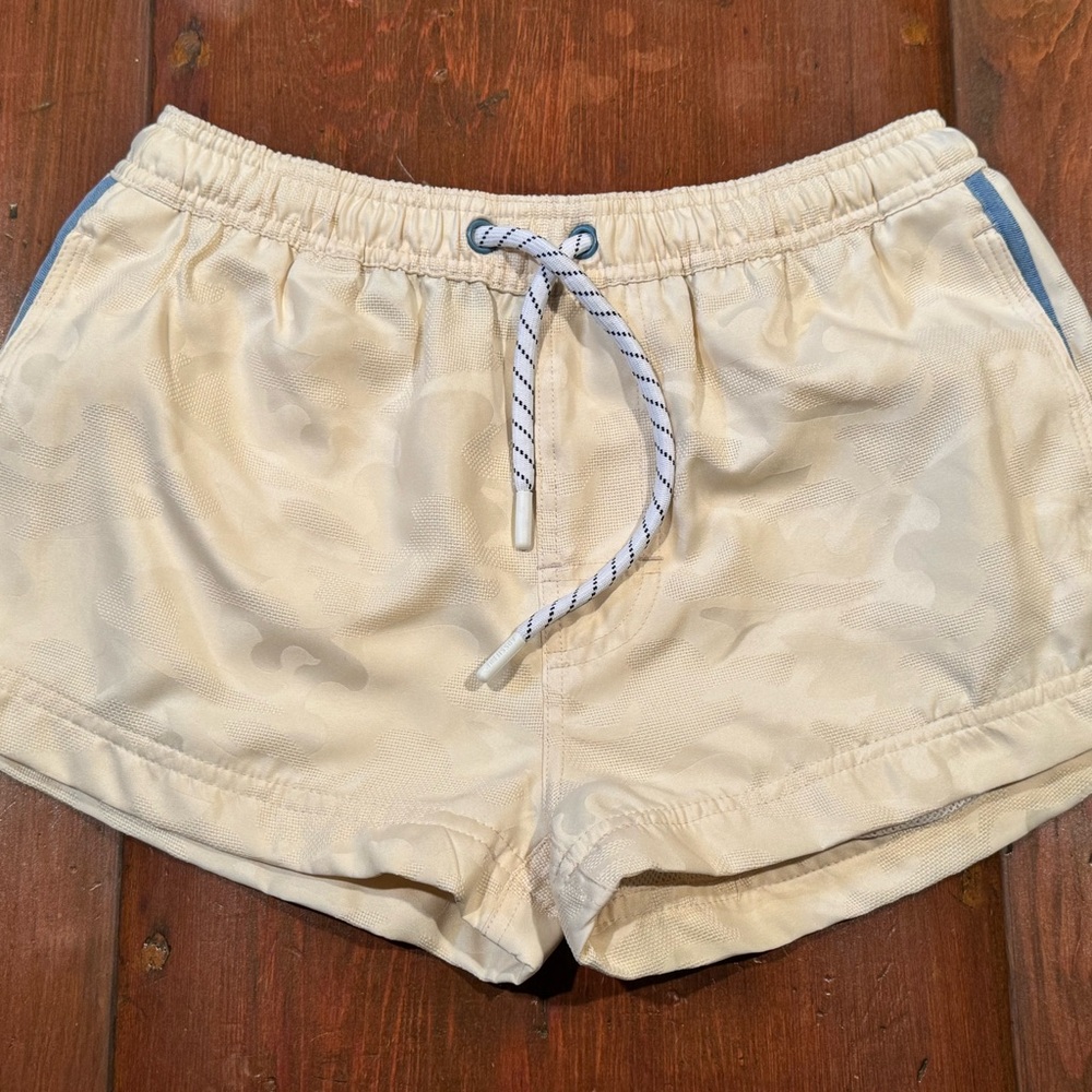 AussieBum Zoom Cream Camo Swim Trunks